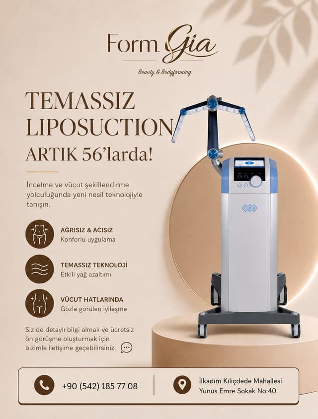 Temassız liposuction seansı