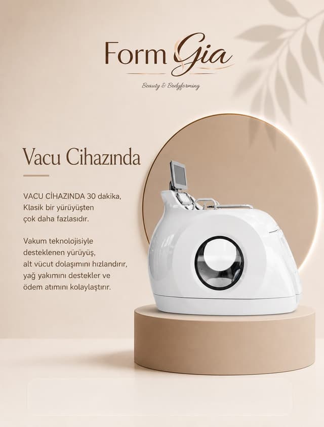 Vacu uygulaması sırasında danışan