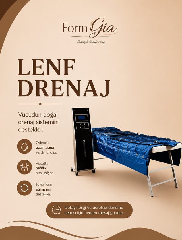 Lenf sistemi üzerine bilgilendirme görseli