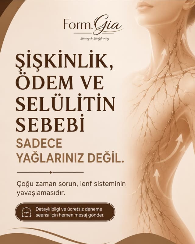 Ödem ve şişkinlik üzerine bilgilendirme görseli